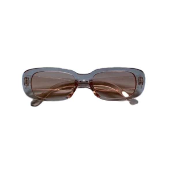gafas rectangulares marrón