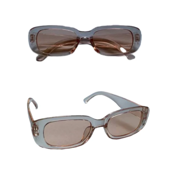 gafas rectangulares marrón 3